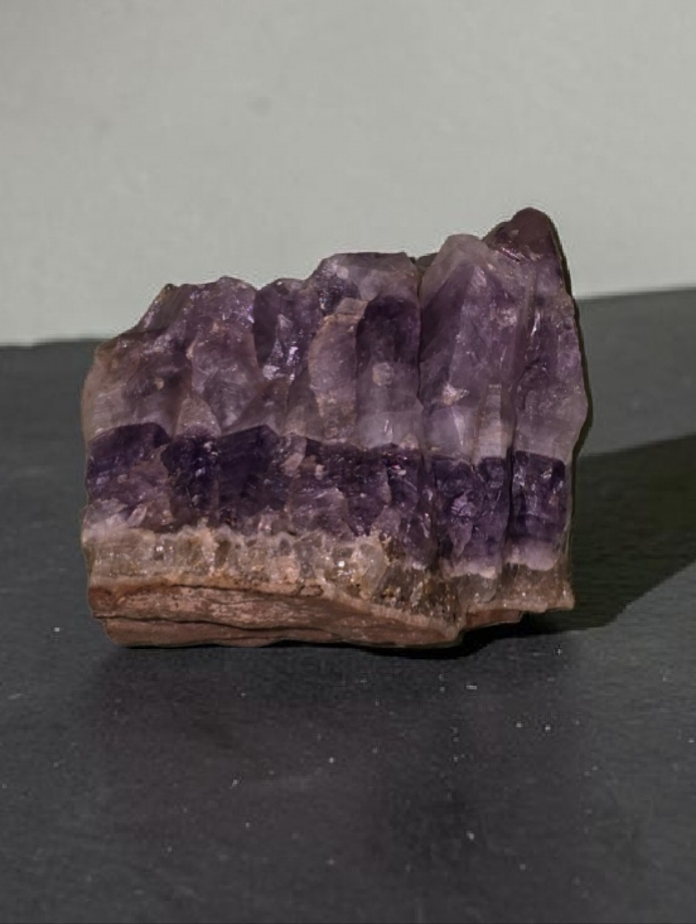 💥Raw Amethyst Crystal Cluster - Purple Geode Slice